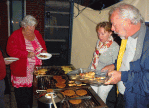 Sfeerbeelden van de BBQ